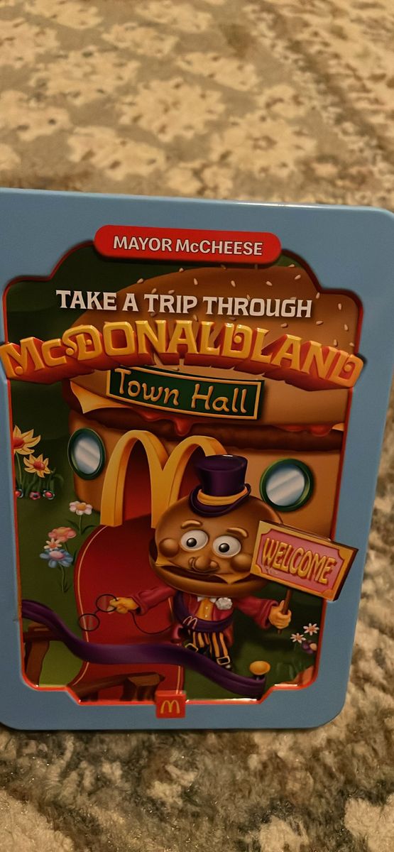 Mcdonald Land Adult Happy Meal Collectors Tin