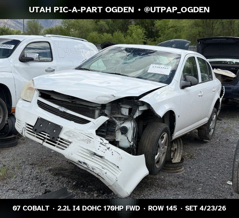 2007 Chevrolet Cobalt Parts - UTPAP Ogden