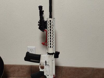 Custom F1 polarstar airsoft rifle