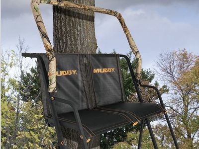 New Muddy Maxim 2 Man Ladderstand Black Tree Stand