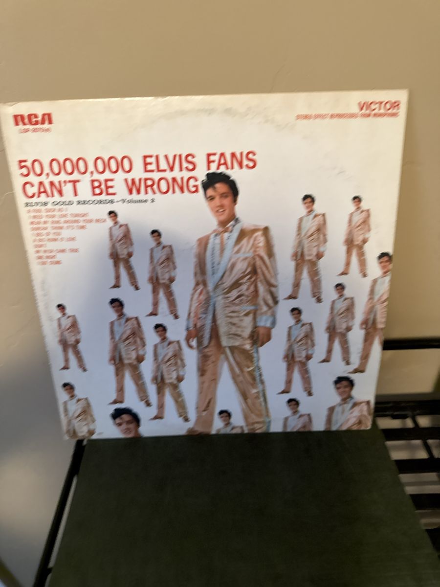 Elvis Presley - 50,000,000 Elvis Fans Can't Be Wrong: Elvis' Gold Records - Volume 2 RCA Victor Vinyl LP