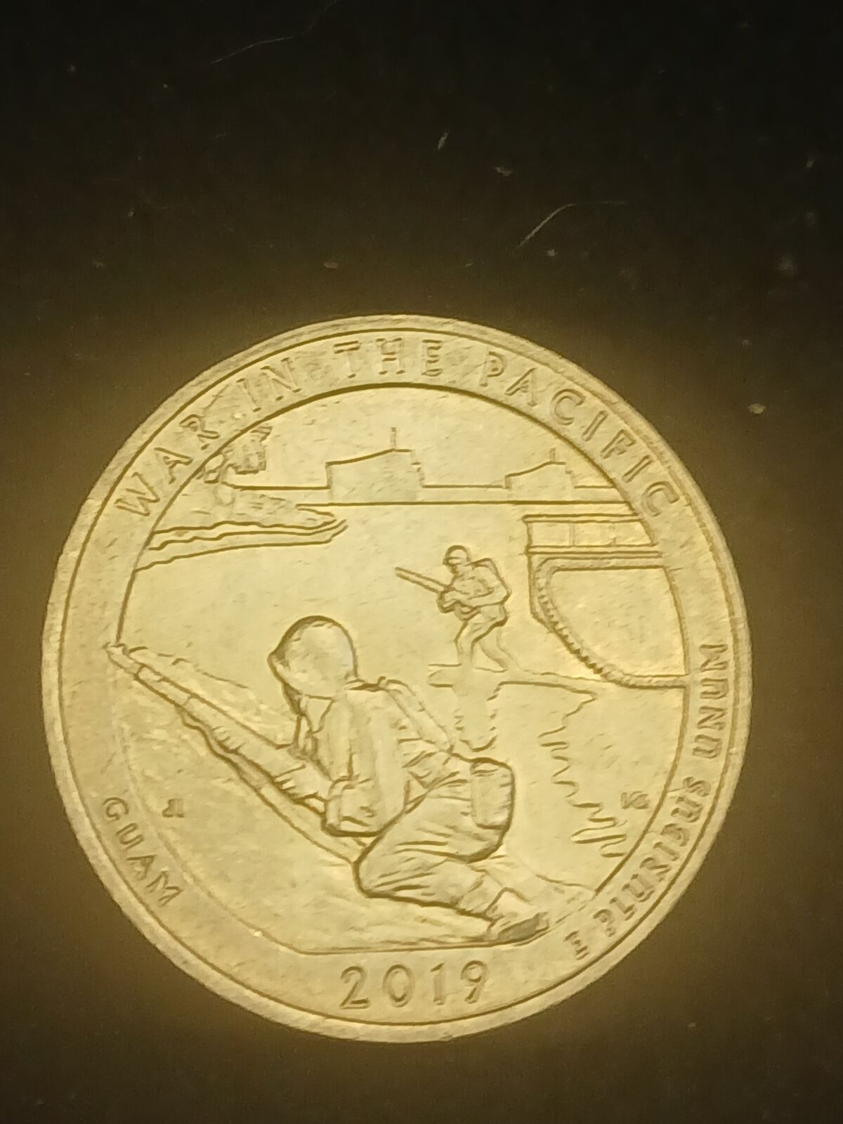 War in the pacific Coin