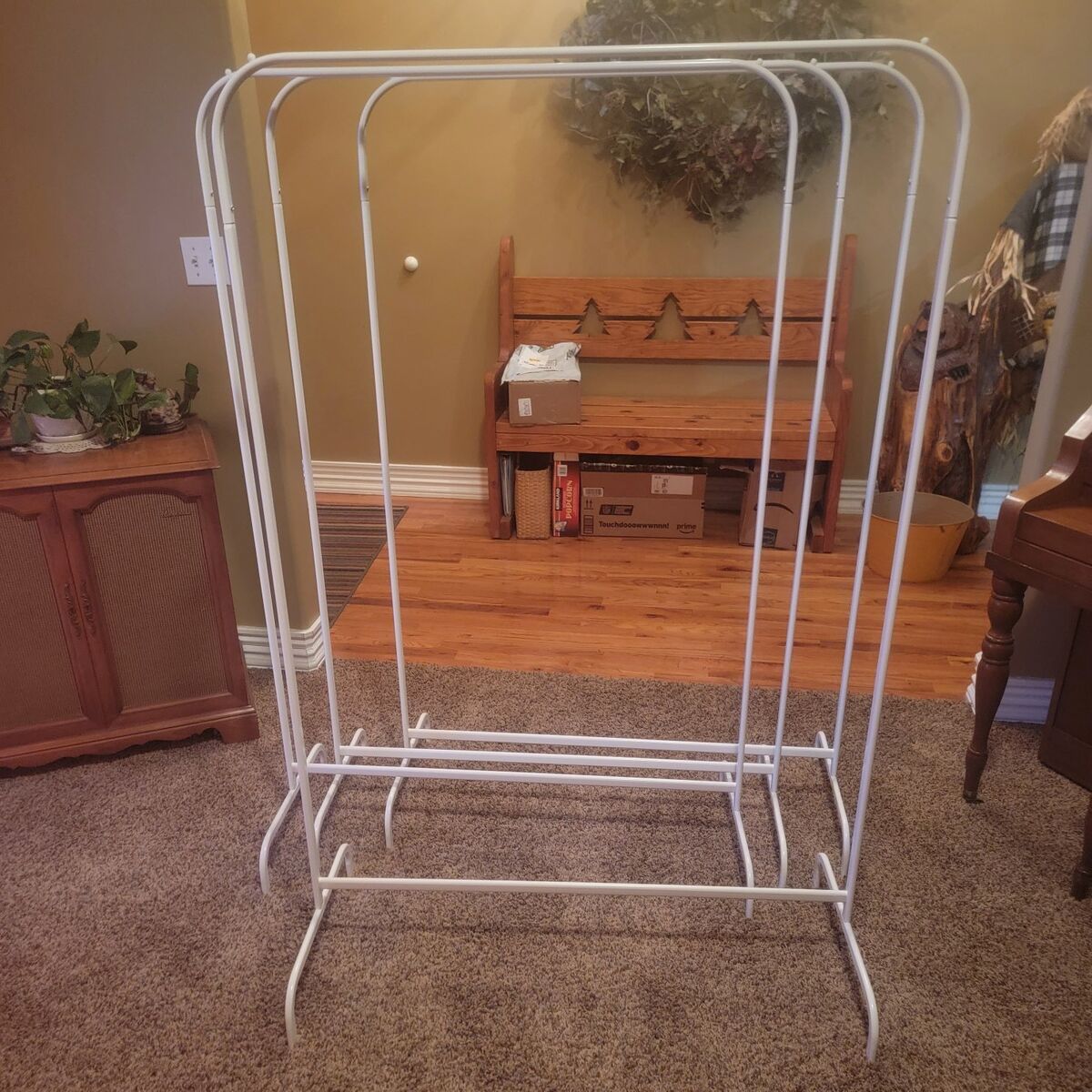 White Clothing racks (4) Ikea