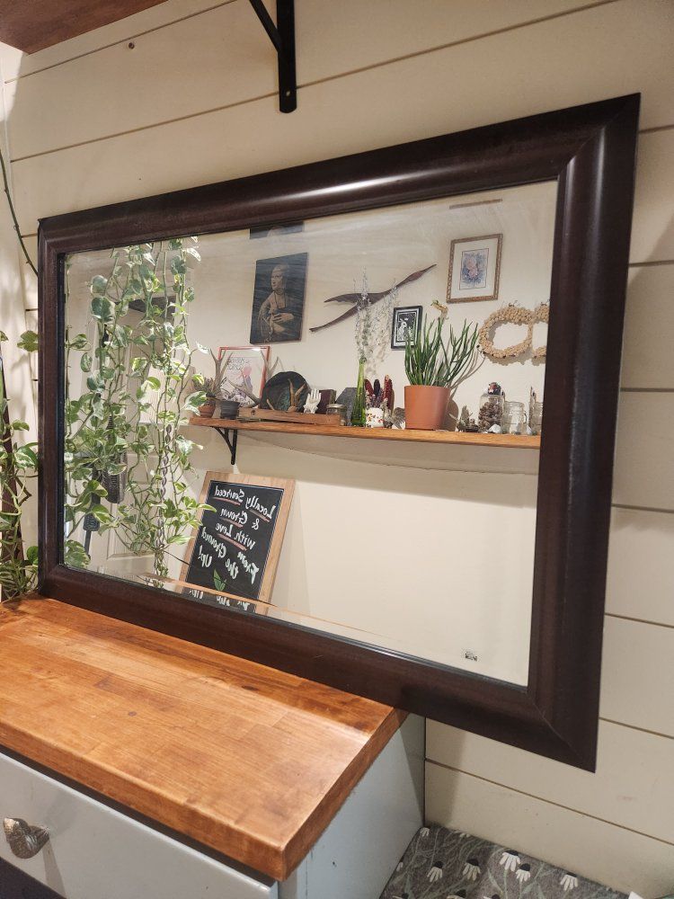 Wood Frame Mirror