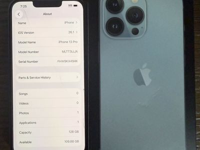 Apple iPhone 13 Pro 128GB (Unlocked)- iOS 26.1