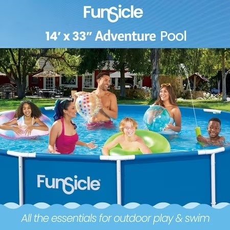 Funsicle 14ft Above Ground Pool with Pump