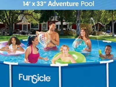 Funsicle 14ft Above Ground Pool with Pump