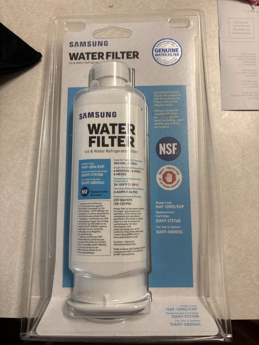 Samsung Fridge Water Filter