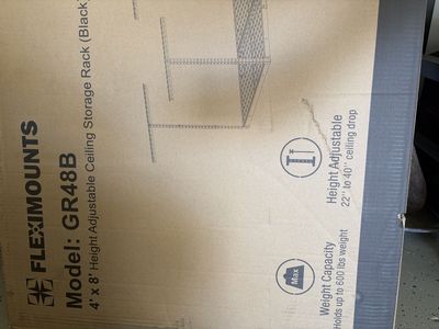 Flexmounts garage ceiling storage systems. Brand new in box. 4x8