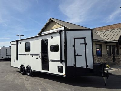 24FK 8.5x24 Toy Hauler Travel Trailer Enclosed Cargo Bumper Pull Stealth Nomad 2026