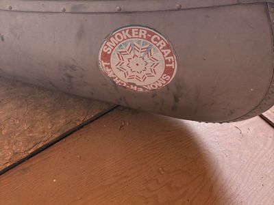 10’x40” smokercraft 1 or 2 man aluminum canoe