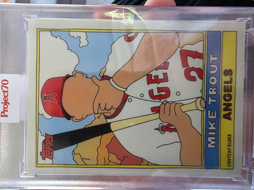 !!Mike Trout!! 2021 topps project70 card
