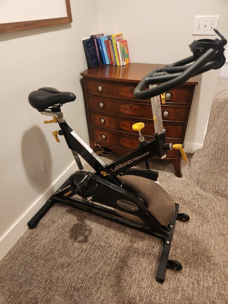 LeMond Fitness Spin Bike - Indoor Cycling Exercise Bike with Adjustable Seat & Resistance