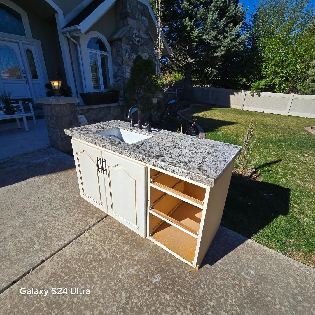 Bathroom Vanity, Grage Door Opener.