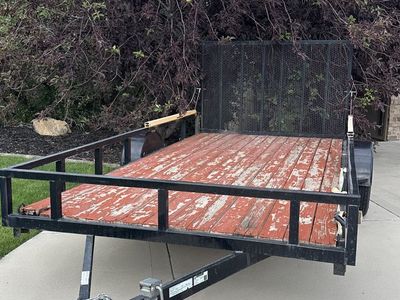 7x14’ Utility Trailer, Single Axle, solid