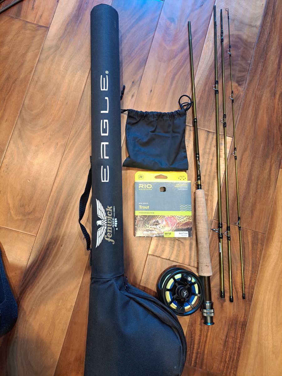 Fennwick Eagle Fly rod with Echo reel