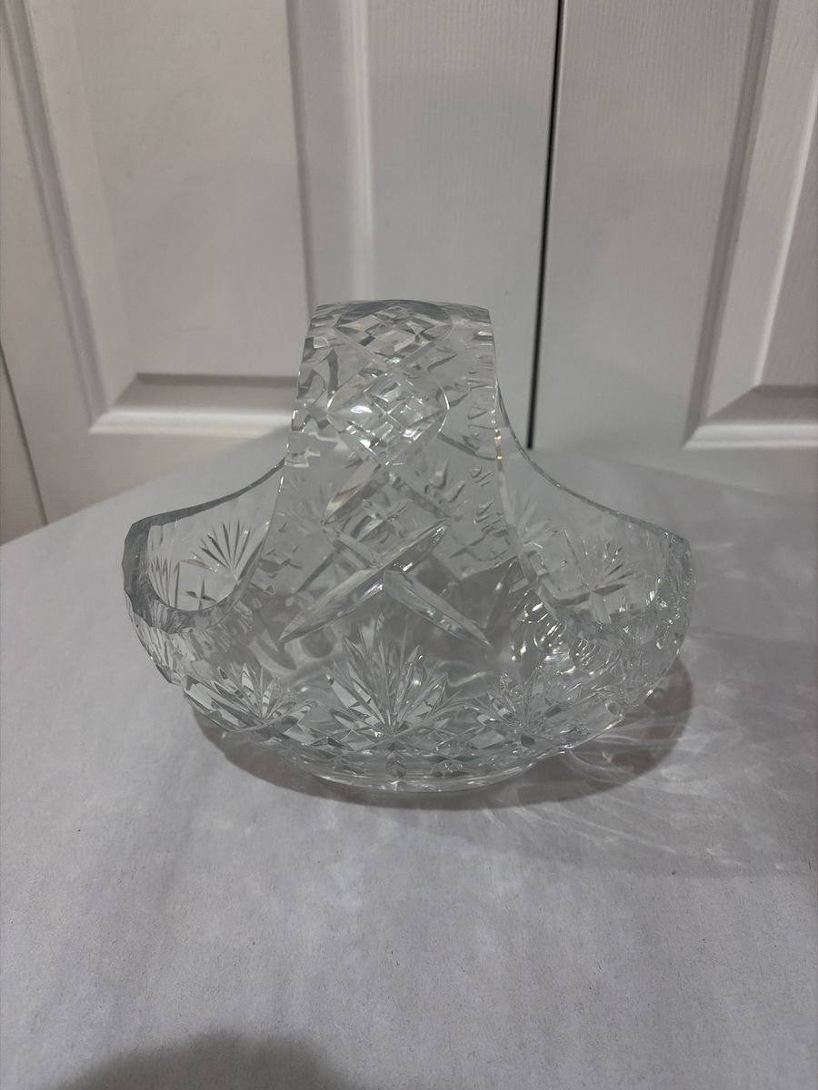 Vintage Polina Genuine Crystal Basket