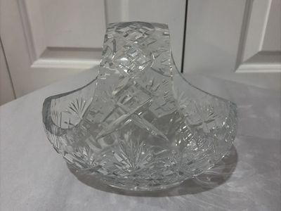 Vintage Polina Genuine Crystal Basket