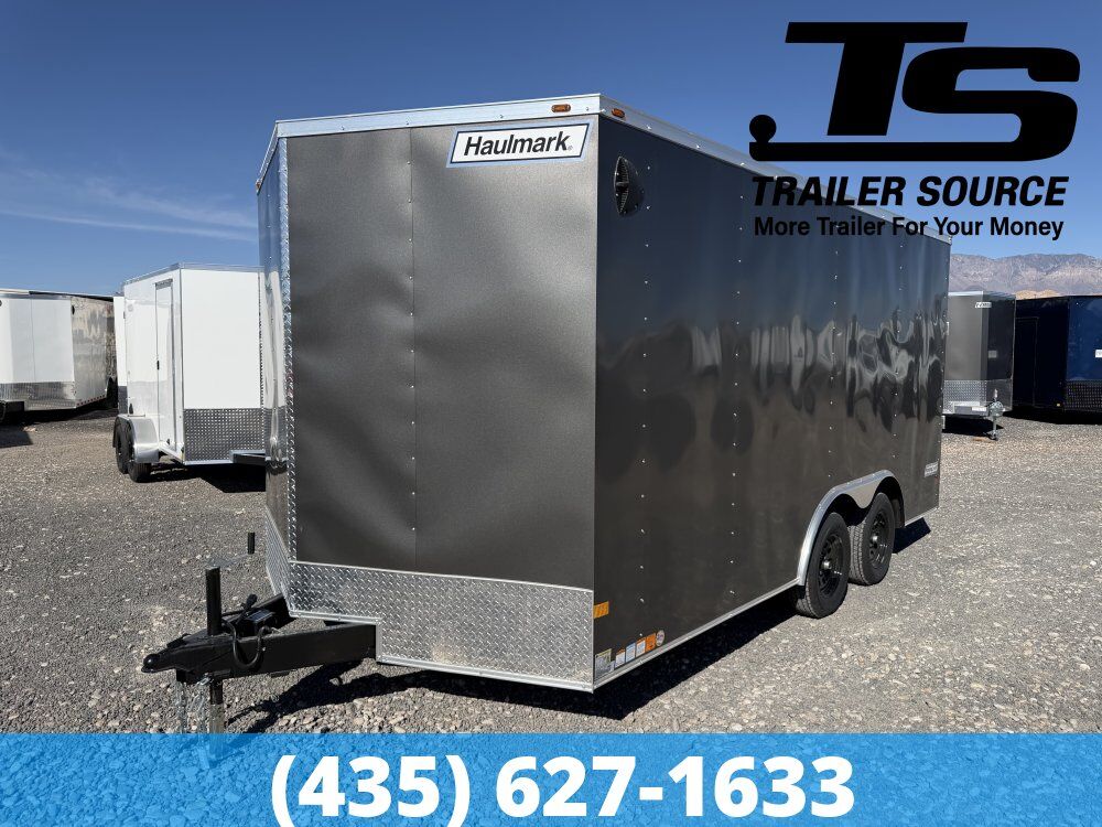 8.5x16 Haulmark Passport DELUXE Enclosed Cargo Trailer - 7'0" Interior - 7K GVWR - Dovetail