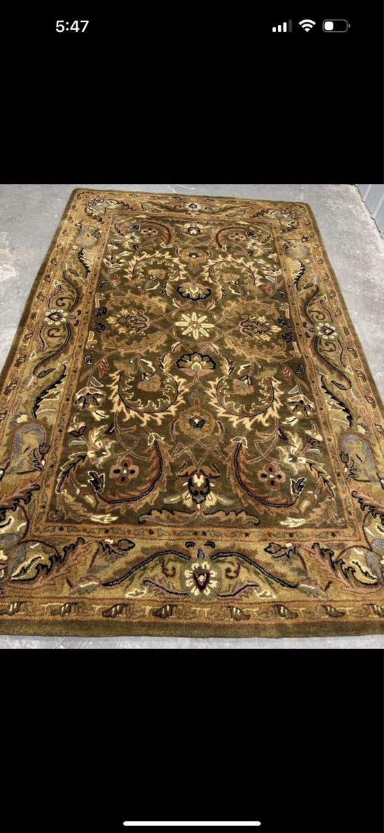 Gorgeous Restoration Hardware RH Wool Rug Pristine Condition Rare