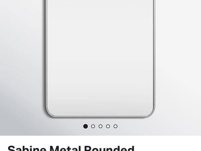 Silver Metal Frame Mirror 36 X 24