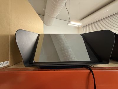 Telescript Teleprompter Hood/Glass, Monitor, and Base