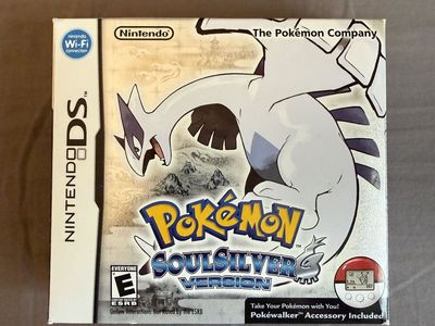 Pokémon SoulSilver Version (Nintendo DS) CIB with Outer Box and Inserts