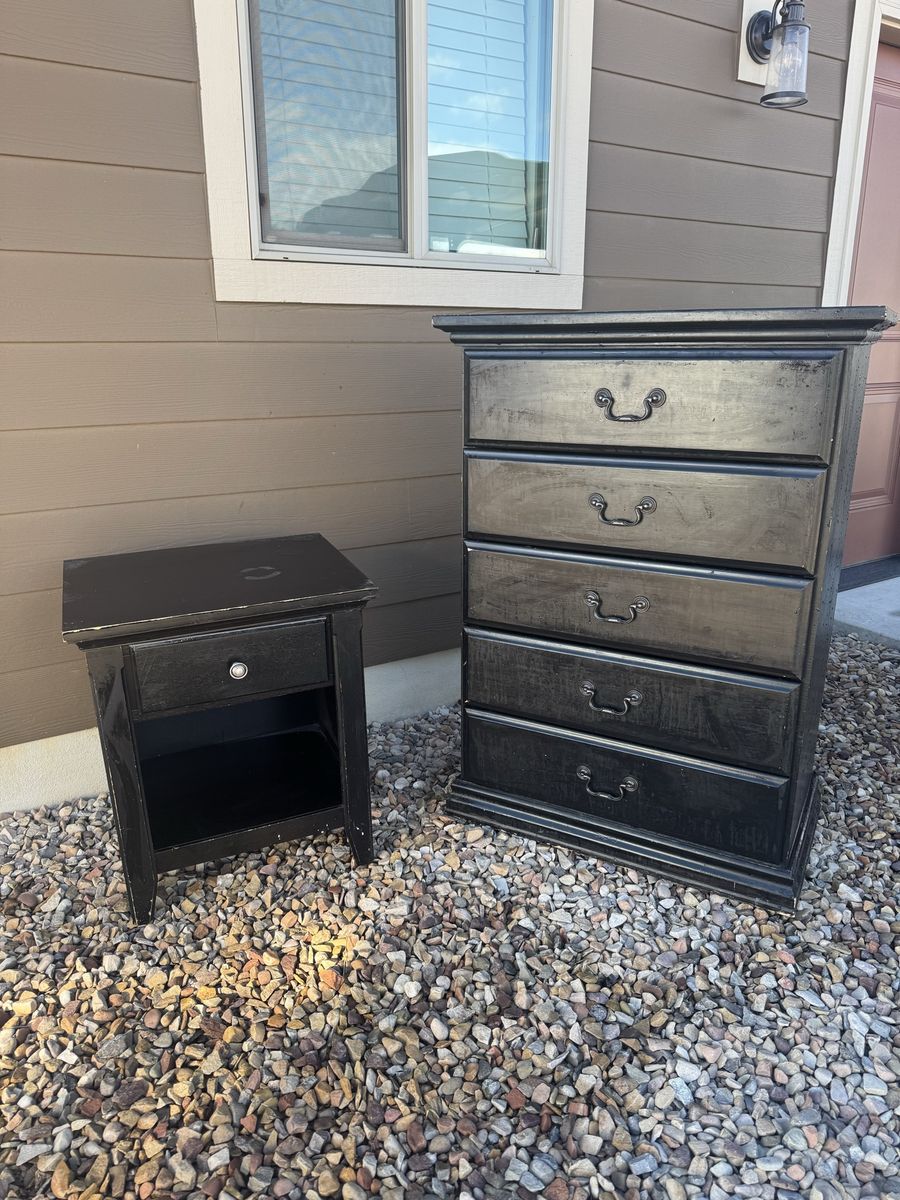Dresser and night stand