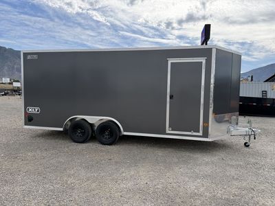 2026 ALCOM 8.5x18 XLT Pro Aluminum Enclosed Car Hauler Trailer