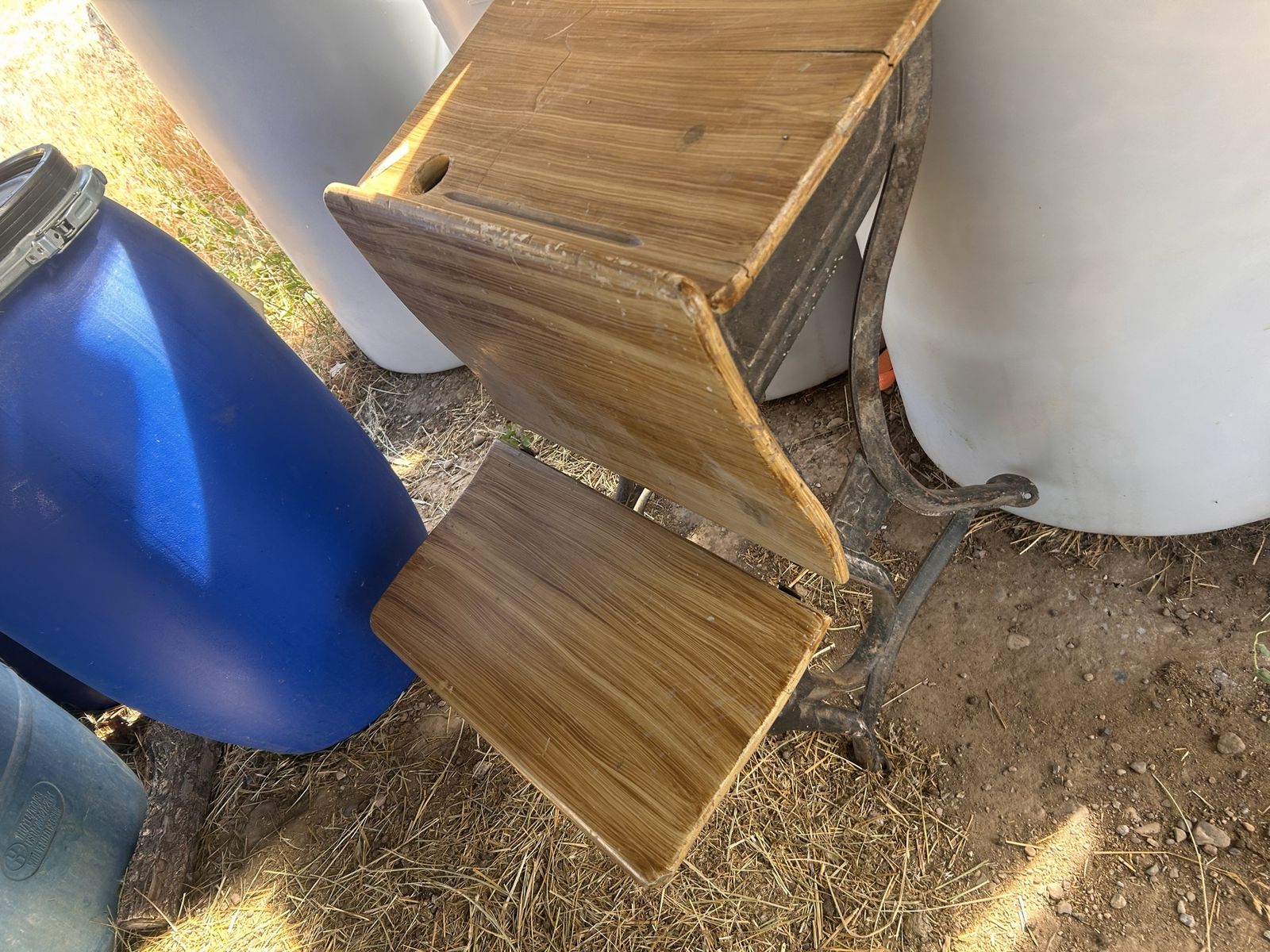 Antique school desk