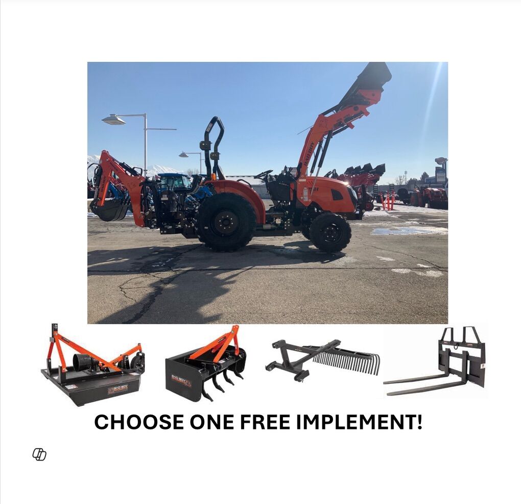 Bad Boy 4025H Tractor, Loader, Backhoe