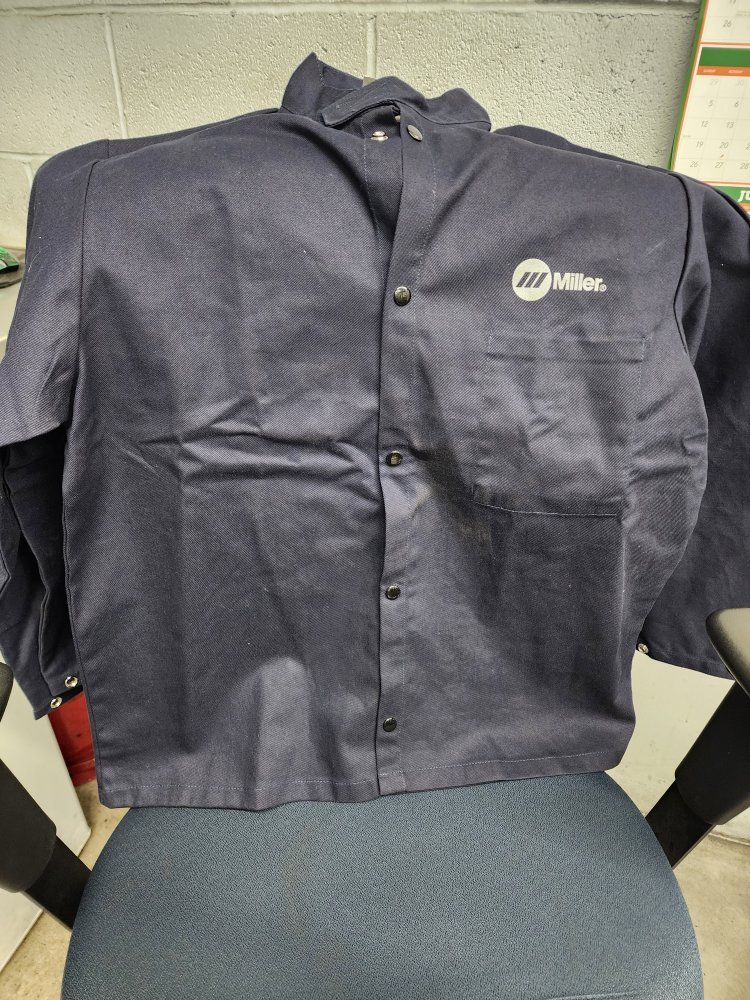Miller long sleeve welding shirt large