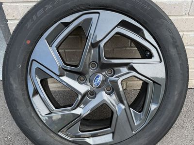 Subaru Forester Falken ZIEX ZE001 A/S 225/55R18 Wheel & Tire Set - Excellent Condition
