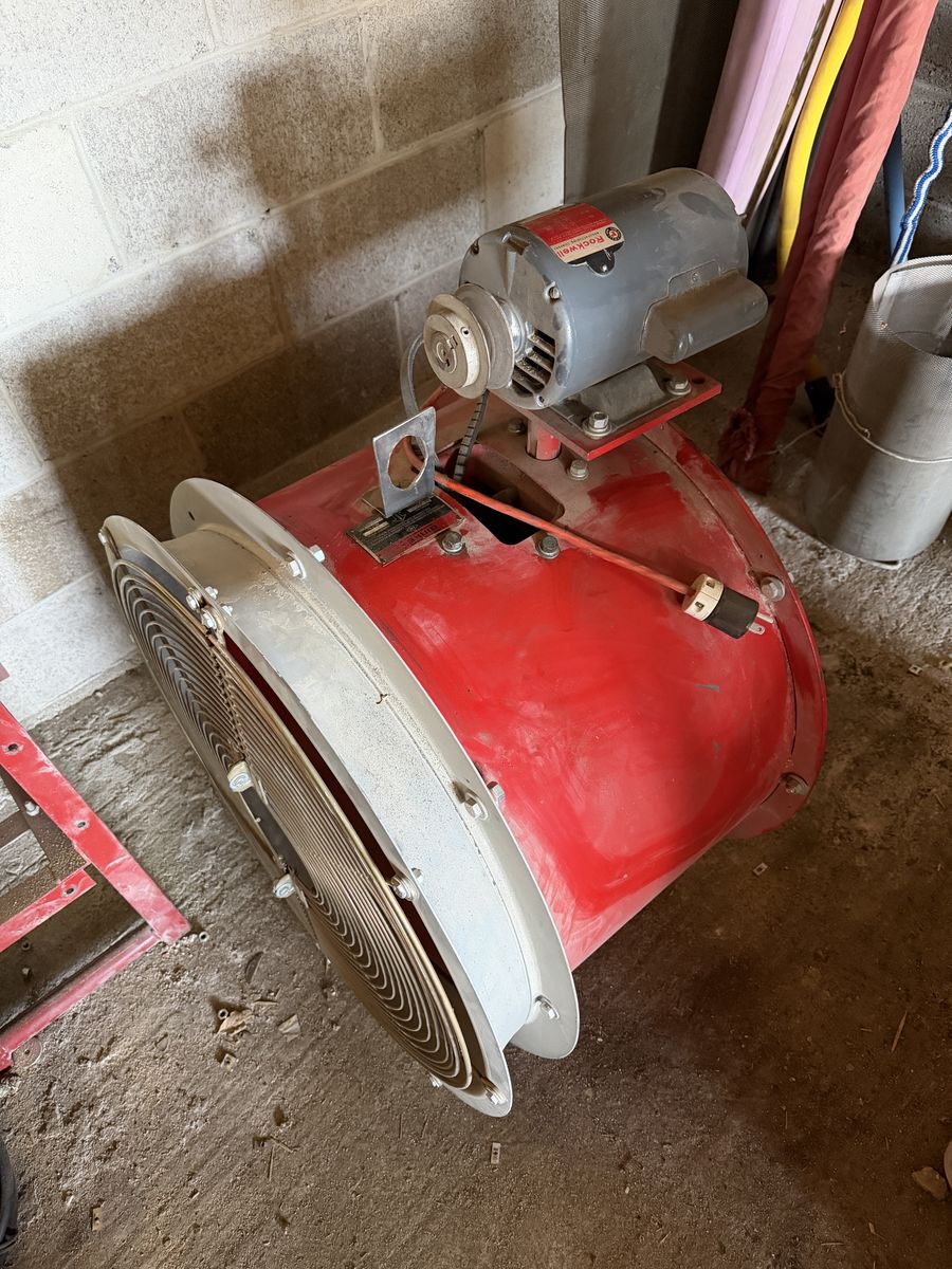 Binks 30" Explosion Proof Fan for paint booths