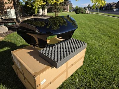 2015–2023 Road Glide OEM Outer Fairing - Gloss Black Low Mileage Takeoff