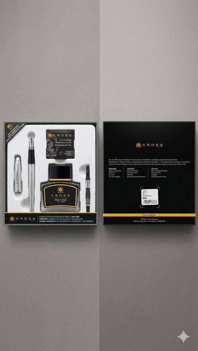 Cross Bailey Fountain Pen & Refill Gift Set