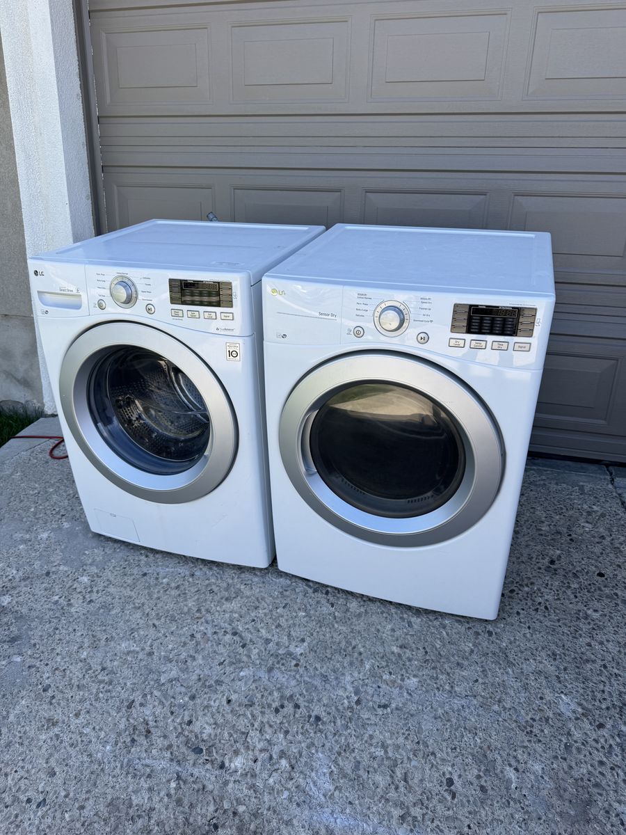 Smart WiFi Washer and electric dryer 