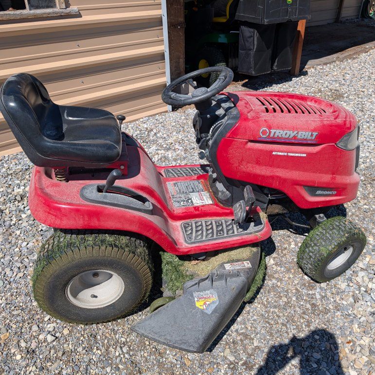 Troy-Bilt riding lawn mower
