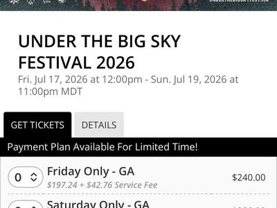 Under the Big Sky Festival