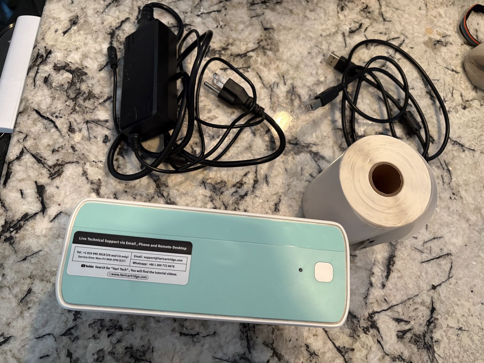 Bluetooth thermal label printer