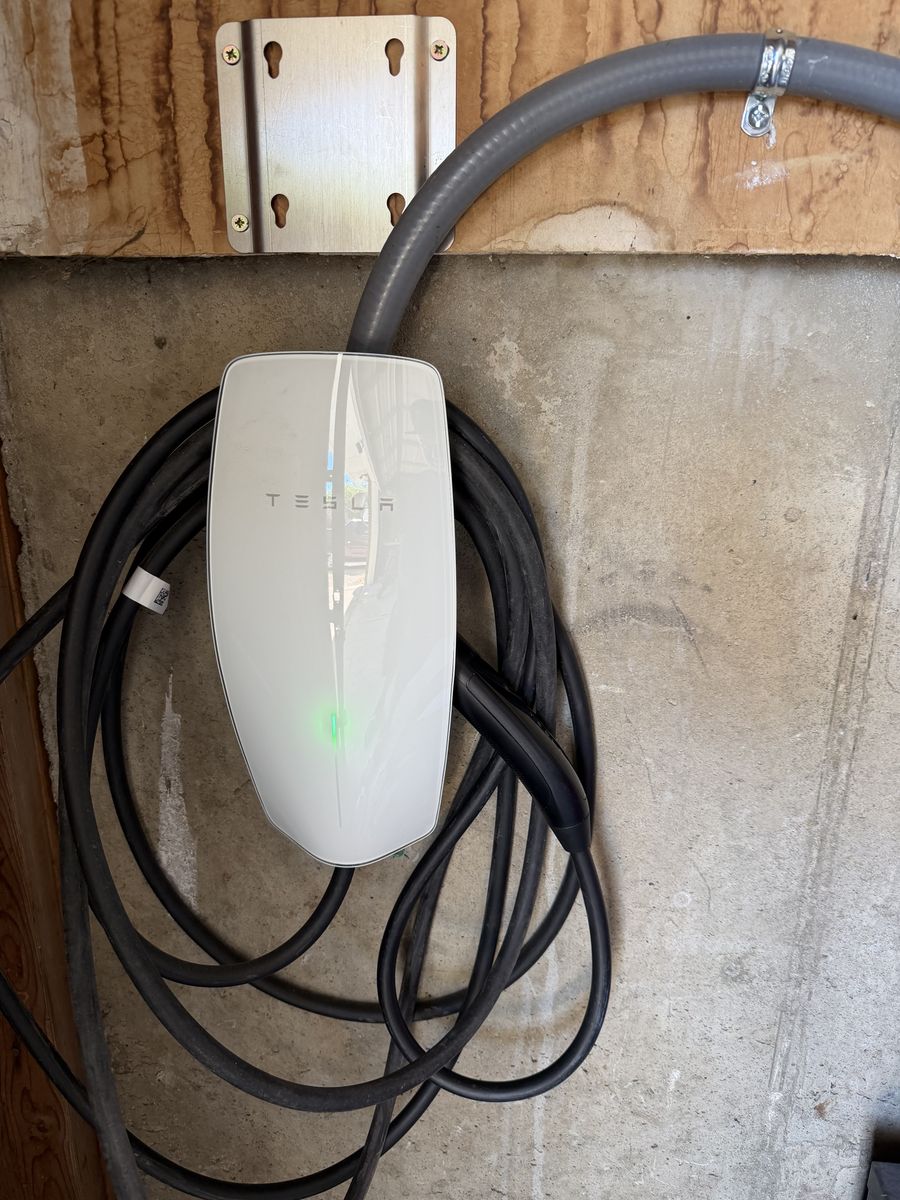 Tesla hardwired charger