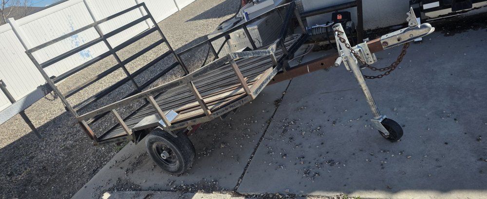 Small Custom Built Trailer- Deck Size is 51"x66"