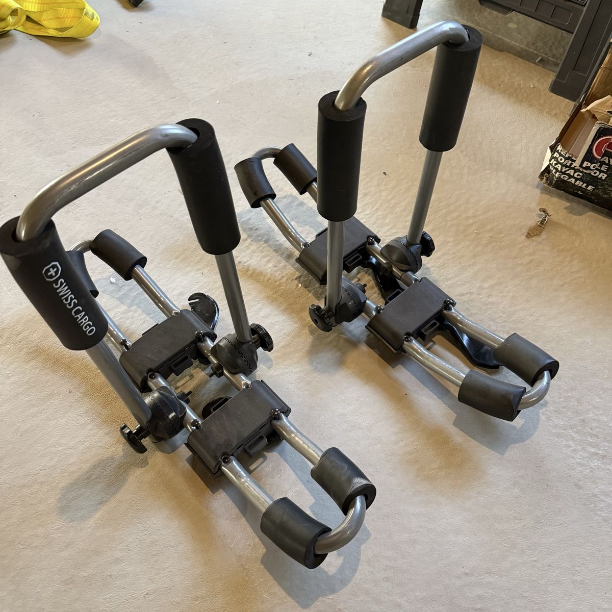 Swiss Cargo Folding Dual Kayak Roof Rack Carrier (Holds 2 Kayaks)