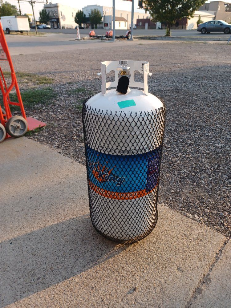 Full Flame King 40 lb 9.4 gallons Steel Propane Tank Cylinder with OPD Valve