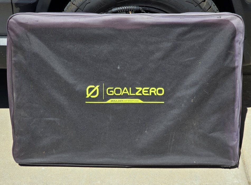 Goal Zero Boulder 200 Briefcase Solar Panel – w/ Charge Controller and Kickstands