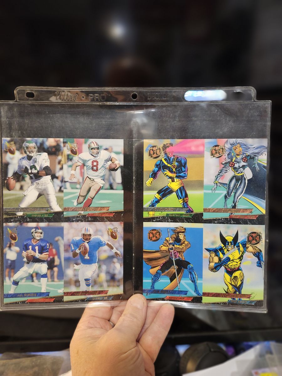 X Men Pro Football Promo Cards