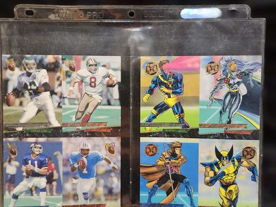 X Men Pro Football Promo Cards