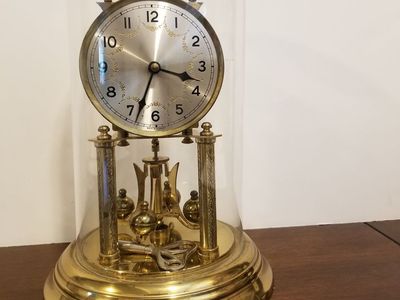 German Made Glass Dome Clock