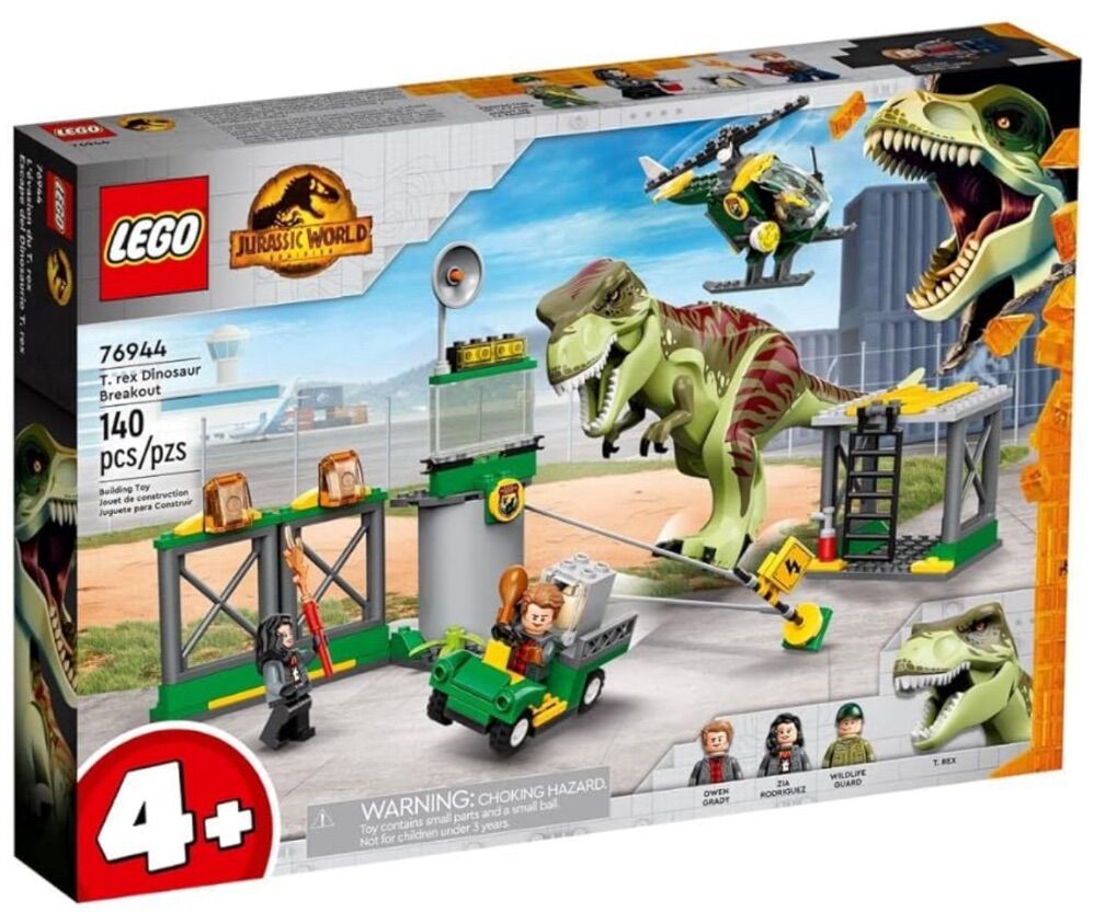 LEGO Jurassic World T Rex Dinosaur Breakout 76944