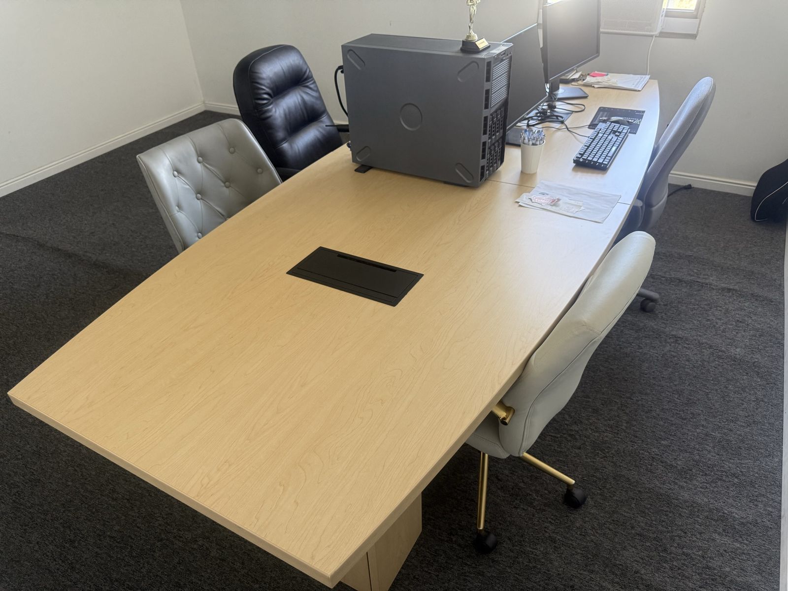 Conference Table with outlets